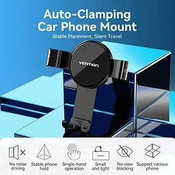 Автомобільне кріплення для смартфона 4.7-7.2 Car Phone Mount With Duckbill Clip - мініатюра 3