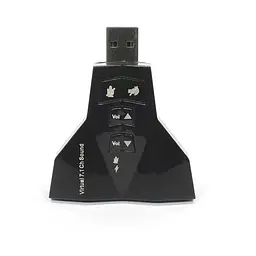 Звукова карта 7.1 USB QTS-009 Black (16163) - мініатюра 4