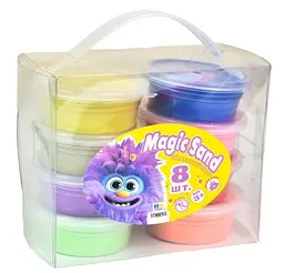Набір кінетичного піску Magic Sand, 8 шт., Strateg