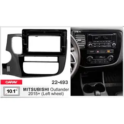 Перехідна рамка Mitsubishi Outlander Carav 22-493 - мініатюра 5