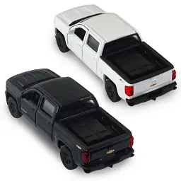 Автомодель - Chevrolet Silverado 2017 (перламутрово-білий, чорний), в асортименті - мініатюра 9
