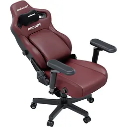 Крісло геймерське Anda Seat Kaiser 4 V2 Size XL до 180 кг ігрове Maroon PVC (AD12YDDC-XLL-20-A-PV/C-03) - мініатюра 5