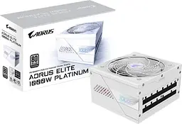 Блок живлення 1000 Вт, AORUS ELITE P1000 W, White, модульний Gigabyte teh0028989 - мініатюра 7