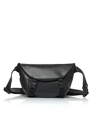Жіноча сумка бананка Sambag Tirso Zard чорна 33 × 22 × 7 см (80551001) - мініатюра 8