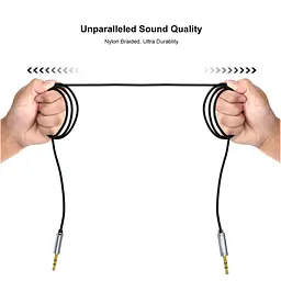Зарядний пристрій Choetech AUX - TRS Audio 3.5мм M/M 1,2м (AUX002) - мініатюра 3