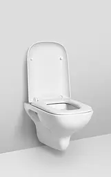 Унітаз підвісний AM.PM Like FlashClean C801700SC з кришкою Soft Close, Білий - мініатюра 2
