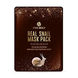 Маска тканинна Pax Moly Real Snail з екстрактом муцину равлики