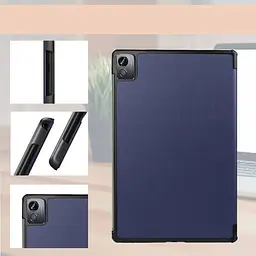 Чохол-книжка BeCover Smart Case для Realme Pad X 11" Deep Blue (709605) - мініатюра 2