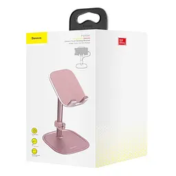 Настільний тримач для телефона та планшета Baseus Literary Youth Desktop Bracket SUWY-0R Rose gold - мініатюра 3