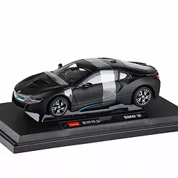 Машинка Rastar BMW I8 1:24 метал чорний 56500 - мініатюра 3