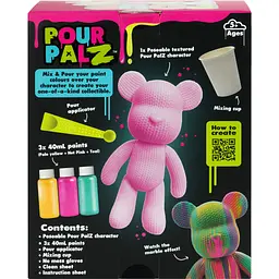 Набір для творчості ToyMonster Pour Palz Флюїд Арт Ведмедик Кольоровий вихор S4 В'язані дива (FC-G0004A) - мініатюра 4