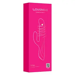 Вібратор-кролик Lovense Velvo з обертовими кульками на 360° за технологією WaveRoller - мініатюра 5