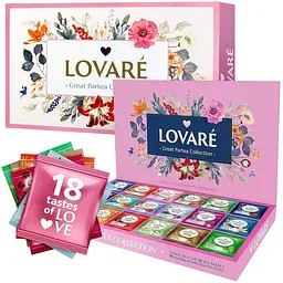 Чай Подарунковий Lovare Great Pertea Collection 90 пакетиків 155 г - мініатюра 2