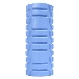 Масажний ролик TECOFIT Foam roller 33x14 см Блакитний (TOP18013781) - мініатюра 2