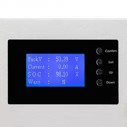 Акумулятор LogicPower LiFePO4 51,2V - 230 Ah (11776Wh) (BMS SP 200A/100А) RM RS485/CAN LCD WH - мініатюра 7