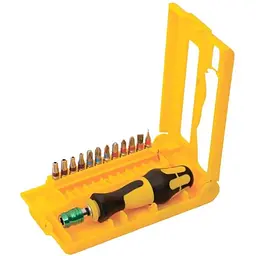 Викрутка з набором біт Mastertool (13 предметів) 40-0143