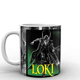 Кухоль GeekLand Локі Loki Локі мультифандом LK.02.009 330 мл білий - мініатюра 2