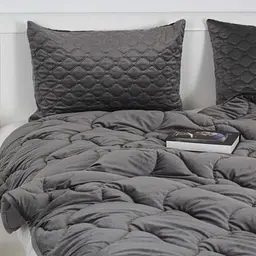 Ковдра ТЕП Velour 180x210 см темно-сіра (1-04871_34536) - мініатюра 5