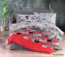 Комплект постільної білизни (G6798/2) Євро TAG tekstil pbe0027615 - мініатюра 1