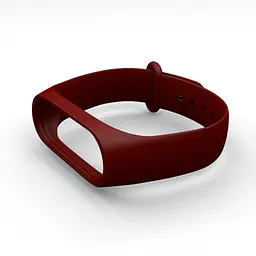 Силіконовий ремінець для фітнес браслета XiaomiXiaomi Smart Band 5 6 7 Bordo Бордовий
