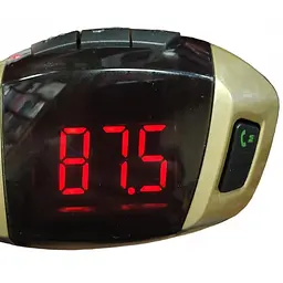 Автомобільний FM трансмітер модулятор золотистий блютуз H20 Bluetooth MP3 - мініатюра 4