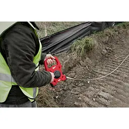 Рулетка геодезична зі скловолокна MILWAUKEE LTF30-100, 30м/100фт - мініатюра 4
