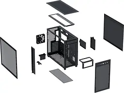 Корпус Asus Prime AP303 TG Black (90DC00V0-B39010) - мініатюра 7