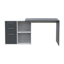 Офісний стіл Doros T8 Білий/Графіт 100х83х75 (41516125) - мініатюра 4
