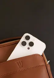 Чоловіча сумка через плече Freeliner світло-коричнева - мініатюра 5