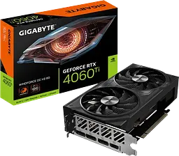 Відеокарта GeForce RTX 4060 Ti 8GB Gigabyte WindForce OC V2 (GV-N406TWF2OCV2-8GD) Б/В