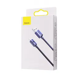 Кабель Baseus Crystal Shine Series Fast Charging Type-C 100W (1.2m) purple (CAJY000405) - мініатюра 2