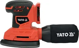 Шліфмашина акумуляторна вібраційна YATO 84x184 мм 18 В без акумулятора (YT-82755) - мініатюра 4