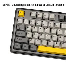 AJAZZ AK980 — повнорозмірна механічна ігрова клавіатура (100%) , Сірий - мініатюра 3