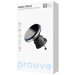 Автомобільний тримач з Бездротовим ЗП Proove Magic Circle 15W - мініатюра 2