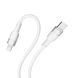 Кабель для заряджання та обміну даними USB Yoki YK-SI50 SILICONE Series Type-C to Lightning 30W 3A/10V 1.2 м Білий - мініатюра 6