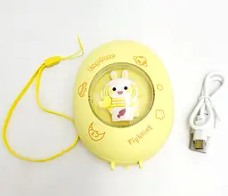 Кишенькова акумуляторна грілка обігрівач для рук нагрівач з USB зарядкою UKC AA21-1 жовтий