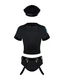 Еротичний костюм поліцейського Obsessive Police set S/M - мініатюра 4