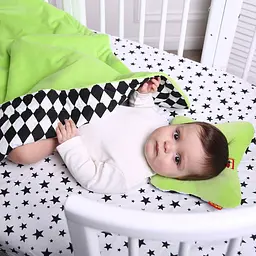Дитячий постільний комплект Bed Set Newborn МС 110512-08 подушка + ковдру + простирадло - мініатюра 4