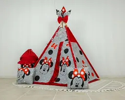 Вігвам для дівчинки Minnie style + кошик для іграшок - мініатюра 4