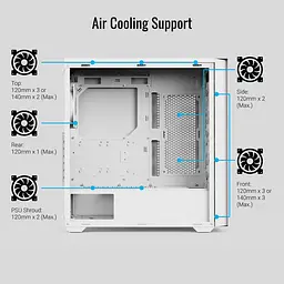 Корпус AeroCool D502A-G-WT-v1 White (ACCM-DS02043.21) [146673] - мініатюра 11