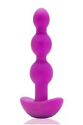 Анальна пробка з вібрацією B-Vibe Triplet 13.8 см (рожевий) - мініатюра 2
