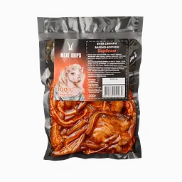 Вушка свинячі в/к Meat Chips зі смаком барбекю 100г