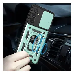 Чохол до мобільного телефона BeCover Military Samsung Galaxy M35 5G SM-M356 Dark Green (711543)