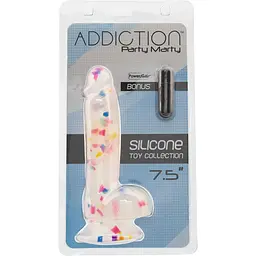Фалоімітатор з конфетті Addiction - Party Marty 7.5 - мініатюра 5