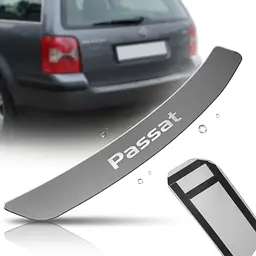 Накладка на задній бампер для Volkswagen Passat B5 Kombi 1996-2005 Нержавіюча сталь без загину 1 шт (Premium B-VW16)