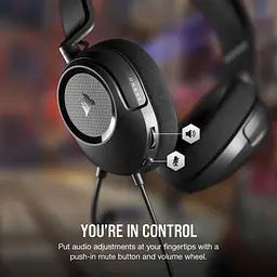 Ігрові навушники Corsair HS35 Surround v2 Multiplatform Gaming Carbon (CA-9011386) [148143] - мініатюра 7