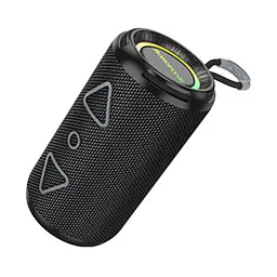 Портативна bluetooth колонка Borofone BR37 TWS з LED підсвічуванням чорний - мініатюра 2