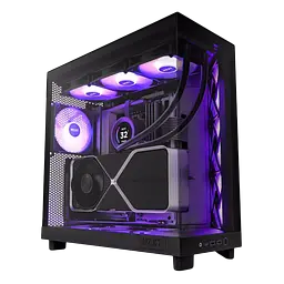 Корпус NZXT H6 Flow RGB Black (CC-H61FB-R1)
