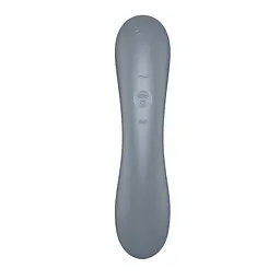 Вакуумний стимулятор клітора з вібрацією Satisfyer Curvy Trinity 1 сірий - мініатюра 8