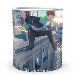 Кухоль GeekLand Haikyu!! Волейбол Куроо Ойкава Бокуто HK 001.14 330 мл білий - мініатюра 2